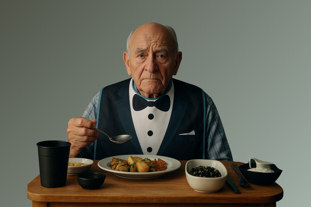 Gemeinsames Essen – Schutz vor Flecken mit Stil.